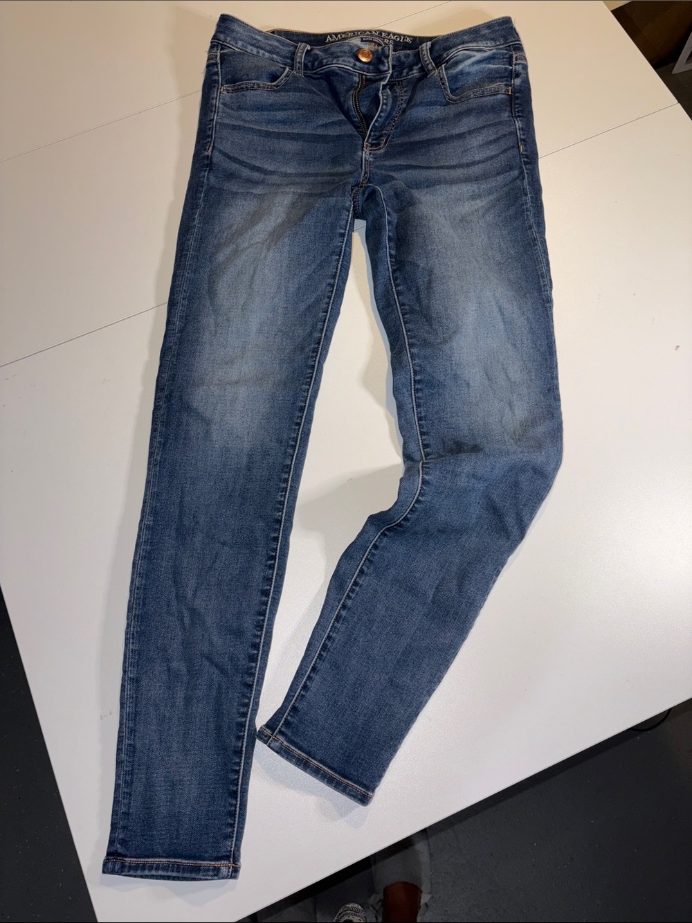 American Eagle Outfitters Dark Blue Skinny Jeans